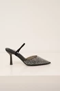 Pantofi negri usor transparenti accesorizati cu strasuri pe varf, 3, dyfashion.ro