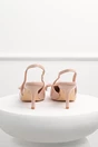 Pantofi nude lacuiti din piele ecologica cu funda pe varf, 3, dyfashion.ro