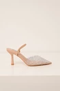 Pantofi nude transparenti accesorizati cu strasuri pe varf, 2, dyfashion.ro