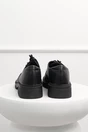 Pantofi Oxford negri din piele ecologica cu siret, 3, dyfashion.ro