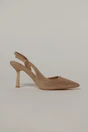 Pantofi roz somon cu aplicatii stralucitoare si decupaj lateral, 2, dyfashion.ro