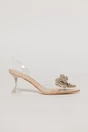 Pantofi transparenti cu funda bej stralucitoare, 2, dyfashion.ro