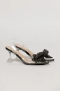 Pantofi transparenti cu funda neagra stralucitoare, 1, dyfashion.ro