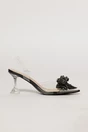 Pantofi transparenti cu funda neagra stralucitoare, 2, dyfashion.ro