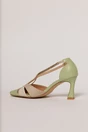 Pantofi verde menta cu barete incrucisate aurii, 3, dyfashion.ro