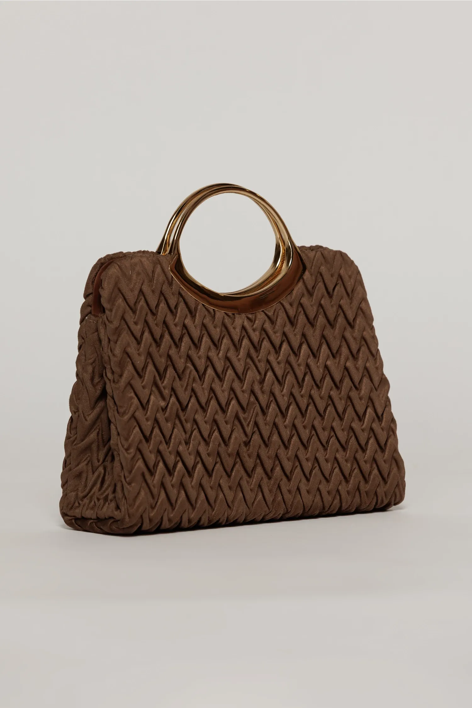 Clutch elegant maro din piele ecologica intoarsa cu design modern 2