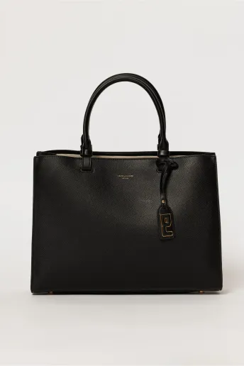Geanta neagra eleganta cu design structurat