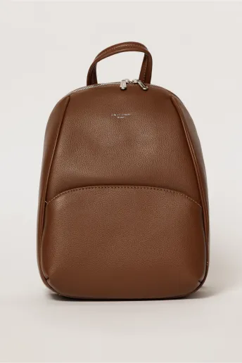 Rucsac maro incapator cu design structurat