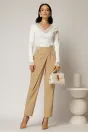 Bluza alba cu dantela la bust si maneci, 3, dyfashion.ro
