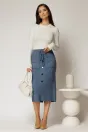 Bluza alba din viscoza cu maneci lungi si decolteu rotund, 3, dyfashion.ro