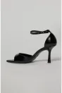 Sandale negre elegante din piele ecologica cu varf ascutit, 3, dyfashion.ro