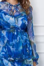 Rochie Alexa albastra din voal