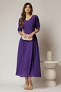 Rochie de ocazie mov lunga de ocazie, 1, dyfashion.ro