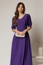 Rochie de ocazie mov lunga de ocazie, 3, dyfashion.ro