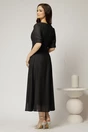 Rochie de ocazie negru sidef lunga de ocazie, 2, dyfashion.ro