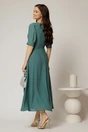 Rochie de ocazie turcoaz lunga de ocazie, 2, dyfashion.ro