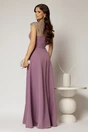 Rochie DY Fashion lunga lila de seara cu aplicatii la bust, 2, dyfashion.ro