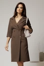 Rochie DY Fashion maro tip sacou si croi drept, 1, dyfashion.ro