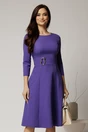 Rochie DY Fashion mov clos cu detaliu pe talie, 1, dyfashion.ro