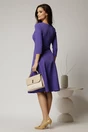 Rochie DY Fashion mov clos cu detaliu pe talie, 2, dyfashion.ro