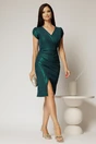 Rochie Lenna verde din voal plin peliculizat, 3, dyfashion.ro