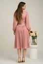 Rochie Leonard Collection din matase naturala roz