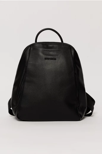 Rucsac negru cu design structurat