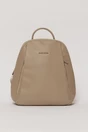 Rucsac taupe cu design structurat, 1, dyfashion.ro