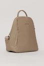 Rucsac taupe cu design structurat, 2, dyfashion.ro