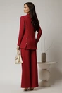 Sacou DY Fashion bordo oversize cu detalii la spate, 2, dyfashion.ro