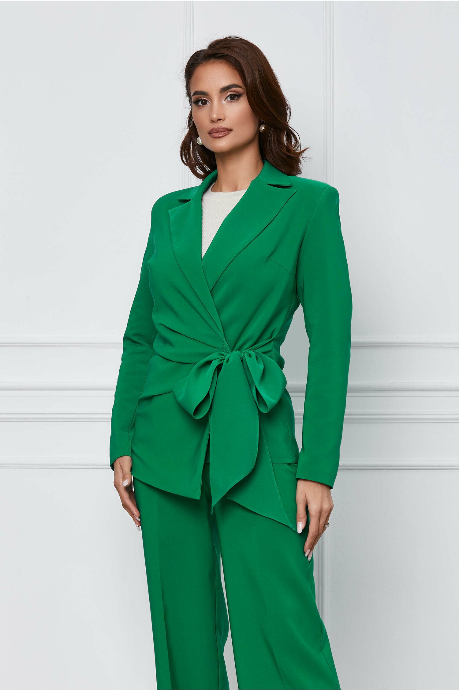 Sacou LaDonna verde petrecut