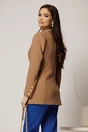Sacou Melody bej cu buzunare si inchidere cu nasturi, 2, dyfashion.ro