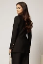 Sacou Melody negru cu buzunare si inchidere cu nasturi, 2, dyfashion.ro