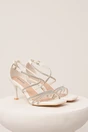 Sandale albe cu glitter si barete subtiri, 1, dyfashion.ro