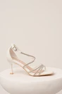 Sandale albe cu glitter si barete subtiri, 4, dyfashion.ro