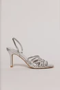 Sandale argintii cu barete impletite, 2, dyfashion.ro