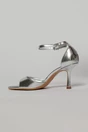 Sandale argintii elegante din piele ecologica cu varf ascutit, 3, dyfashion.ro