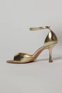 Sandale aurii elegante din piele ecologica cu varf ascutit, 3, dyfashion.ro
