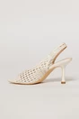 Sandale bej cu design modern impletit, 3, dyfashion.ro