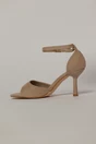 Sandale bej elegante din piele intoarsa ecologica cu varf patrat, 3, dyfashion.ro