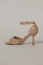 Sandale bej lacuite din piele ecologica cu varf patrat, 3, dyfashion.ro