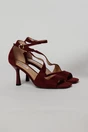 Sandale bordo din piele intoarsa ecologica cu varf patrat, 1, dyfashion.ro