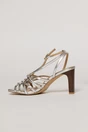 Sandale elegante argintii cu barete subtiri impletite, 3, dyfashion.ro
