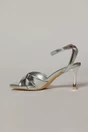Sandale elegante argintii din piele ecologica cu barete in forma de x, 3, dyfashion.ro