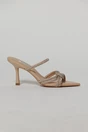Sandale elegante bej cu varf ascutit si barete cu strasuri, 2, dyfashion.ro