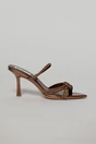 Sandale elegante maro cu varf ascutit si barete cu strasuri, 2, dyfashion.ro