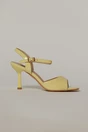 Sandale galbene lacuite din piele ecologica, 2, dyfashion.ro