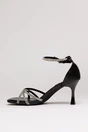 Sandale negre cu stasuri stralucitoare, 2, dyfashion.ro