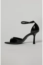 Sandale negre elegante din piele ecologica cu varf ascutit, 3, dyfashion.ro