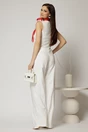 Vesta DY Fashion alba casual office cu croi cambrat, 2, dyfashion.ro
